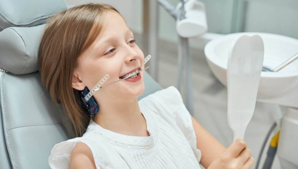 aparelho ortodontico infantil dentista extra bucal Aeb